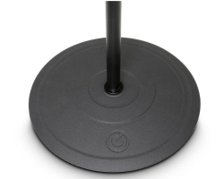 Various Brands Microphone stand with circular base, 27 cm diameter
