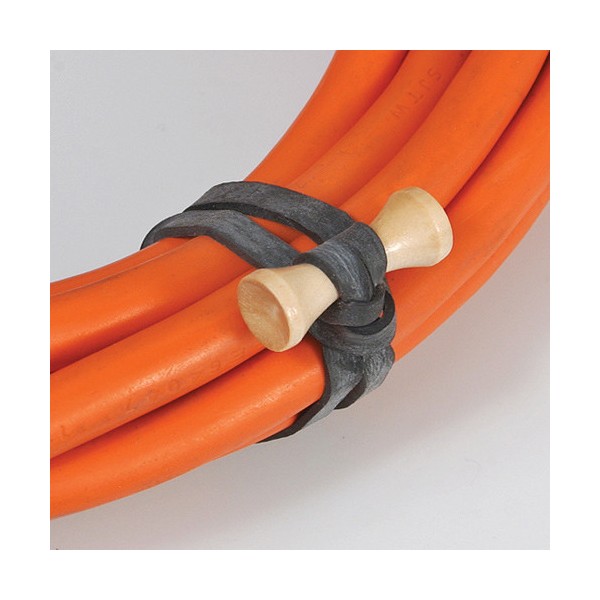 Bongo Ties Fascette elastiche da 5\", pacco di 10 pezzi