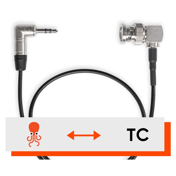 TENTACLE C08 3.5 mm Jack Plug to BNC right-angle