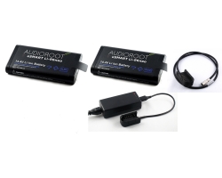 AUDIOROOT Kit: Single Charger plus 2x Li-NEO Battery with HiRose cable