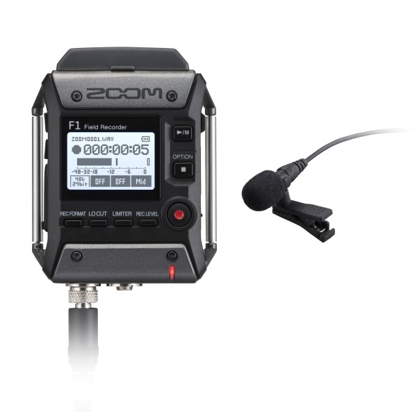 ZOOM F1-LP Audio recorder With Lapel Mic