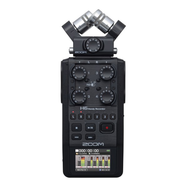 ZOOM H6 Black Registratore Audio Portatile