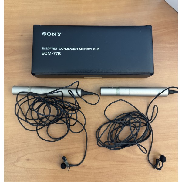 683 Usato Microfoni lavalier Phantom Sony ECM-77B