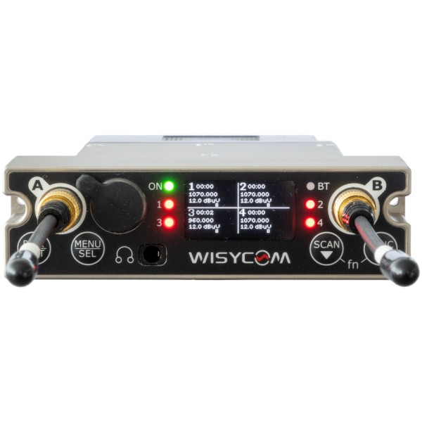 Wisycom MCR54 4 Channels True Diversity Receiver