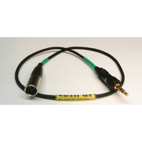 NAGRIT XLR 3 or minijack locking to TA3 Male cable