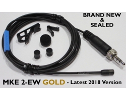 Sennheiser MKE 2-EW Gold-C , microfono miniatura omni, jack 3.5 mm per Ew