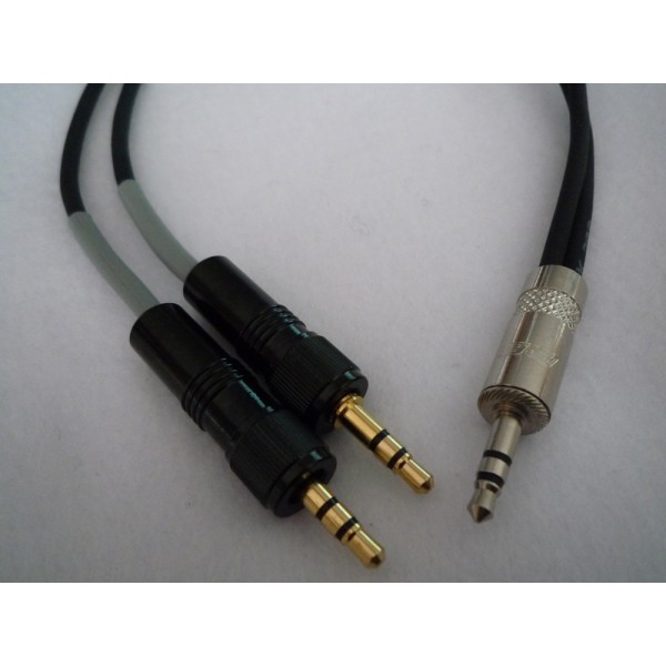 NAGRIT Y cable, from stereo mini-jack to 2x mini-jack o 2x TA3F