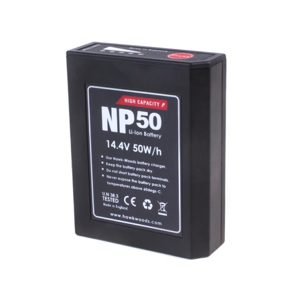 Hawk-Woods NP-50 Lithium-Ion NP1 battery, 50 Watts