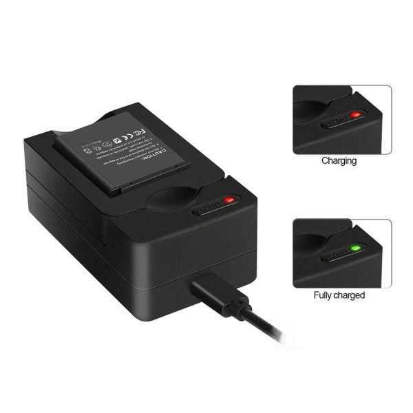 VARI Battery Charger + 2x NP-50 Batteries Kit