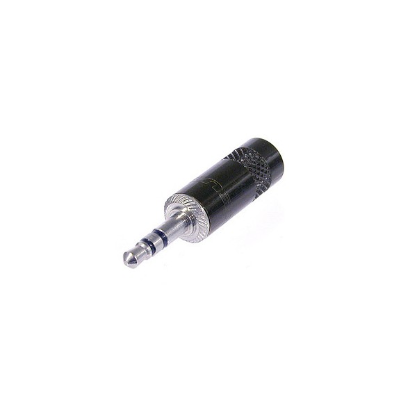 REAN NYS 231B 3.5 mm plug, 3-pole, black metal handle