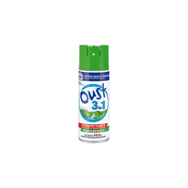 OUST 3 in 1 Disinfettante, Presidio Medico Chirurgico, 400ml