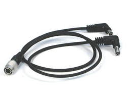PSC 1121 Power cable 4 pin Hirose - 2 Lectro DC RA, 18\"