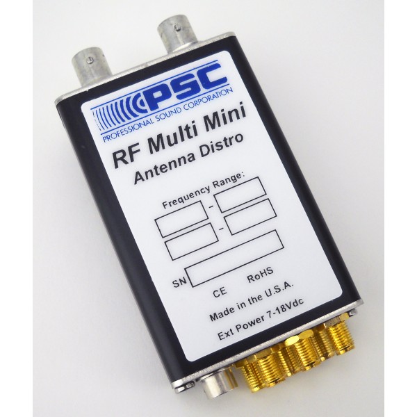 PSC Multi Mini Diversity 1 x 3 Active RF Splitter