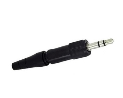 SENNHEISER Mini-jack stereo, 3,5 mm, nero, con ghiera di fissaggio