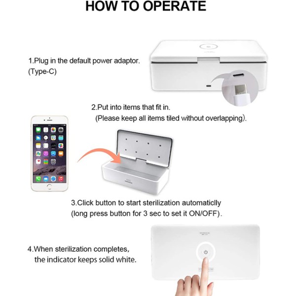 UV Sterilizer S2 for iphone, miniCMIT and similar