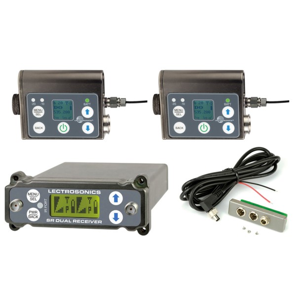 Lectrosonics RF System composed of 2x SMBW SRc, analog outs