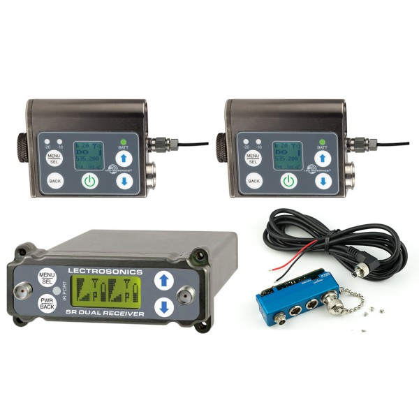 Lectrosonics RF System composed of 2x SMBW SRc, analog/digital outs