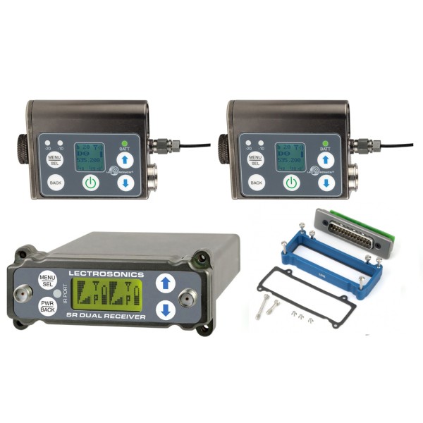 Lectrosonics Sistema 2 SMWB + SRc uscite DB25 per SuperSlot