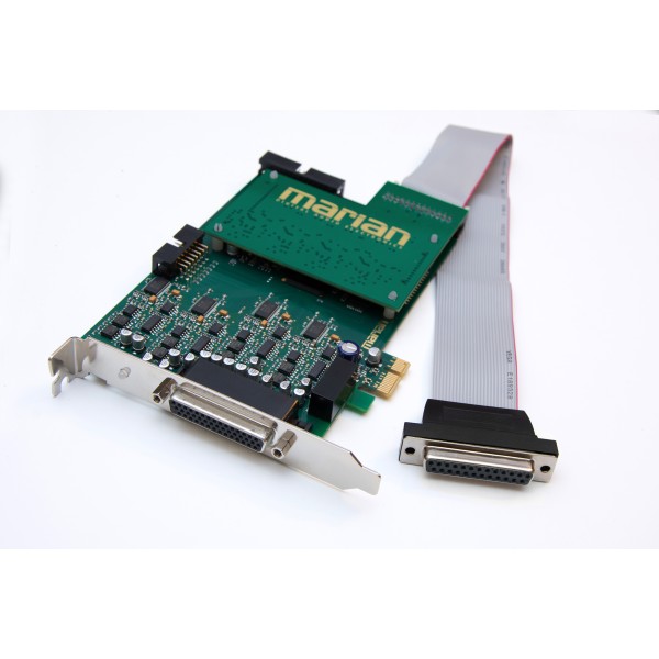 Marian AD8 MKII 16 I/O PCIe DSP Audio System, digital and analog