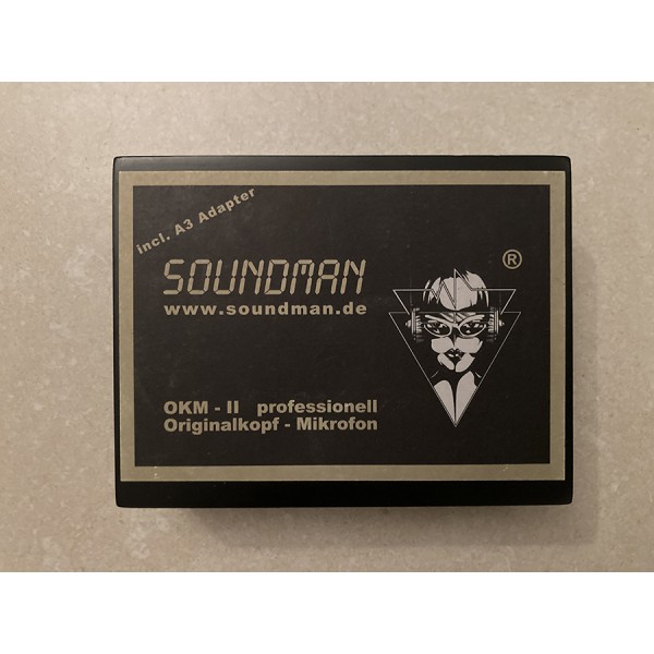 678 Second Hand SOUNDMAN OKM II SET INCL. A3 ADAPTER - BINAURAL