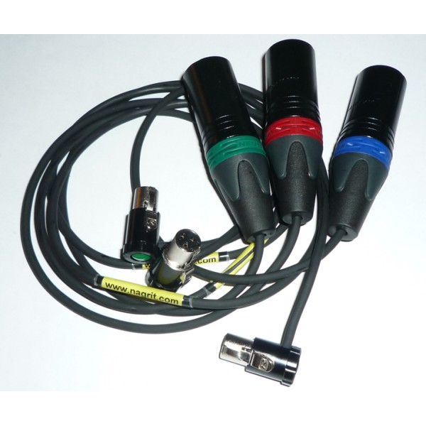 NAGRIT Assembled Cables with 1 TA3/TA5 Low Profile connector