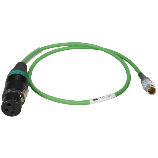 AMBIENT TC-IN & TC-OUT Time Code Cables, XLR-3/Lemo 5-pin