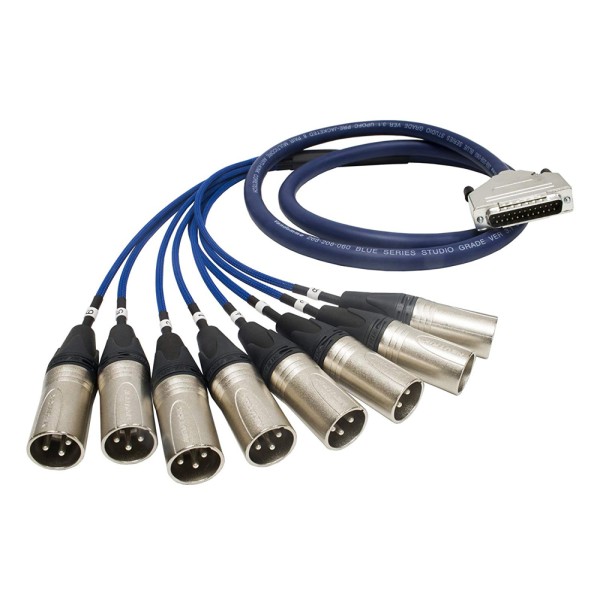 NAGRIT DB25 to 8 XLR-3 Male or Female cable