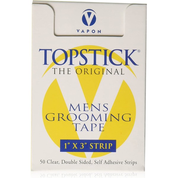 VAPON Topstick Men\'s Clear Double Sided Grooming Tape