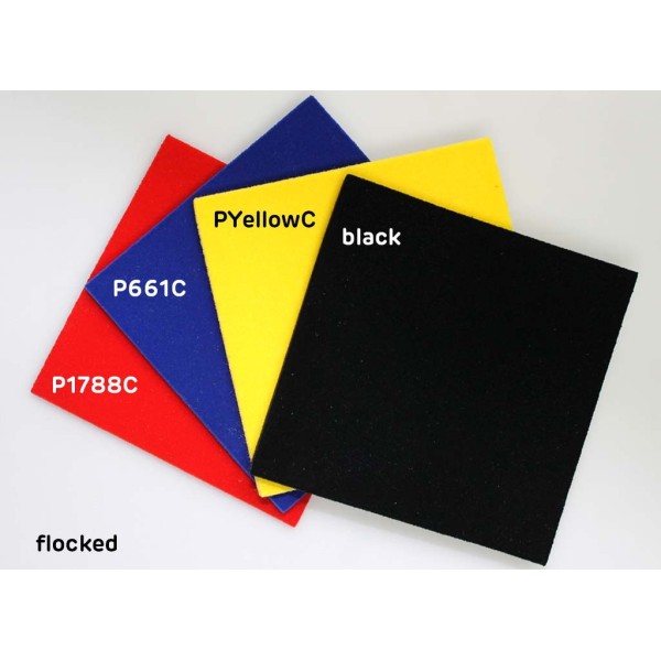 Schulze-Brakel 9042 F Foam, Flocked, triangular shape, H=100mm, L=85mm