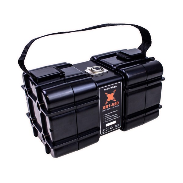 Hawk-Woods XB1-520 Pacco batterie ricaricabili al Litio, 14.4V 520Wh