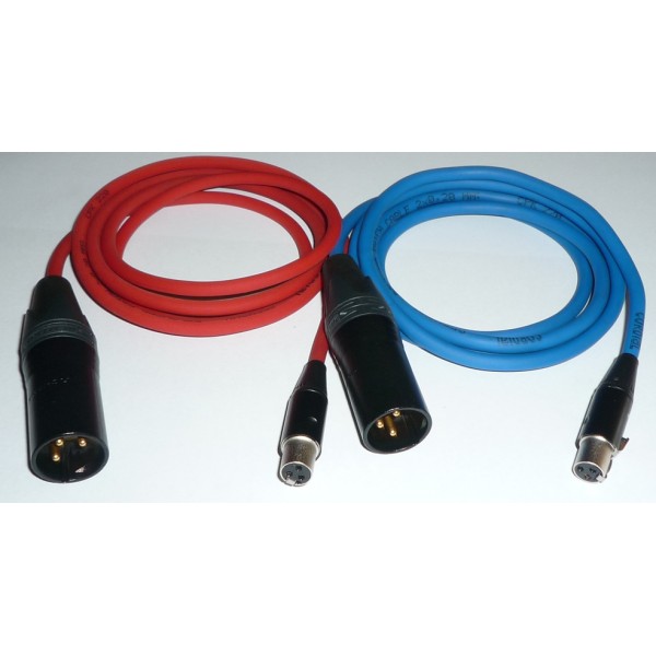 NAGRIT XL-2M cable from TA3-F to XLR-3 Male