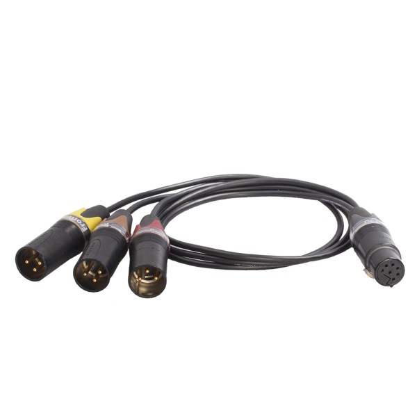 SCHOEPS AK DMS 3U Cavo splitter da XLR-7F a 3x XLR-3M