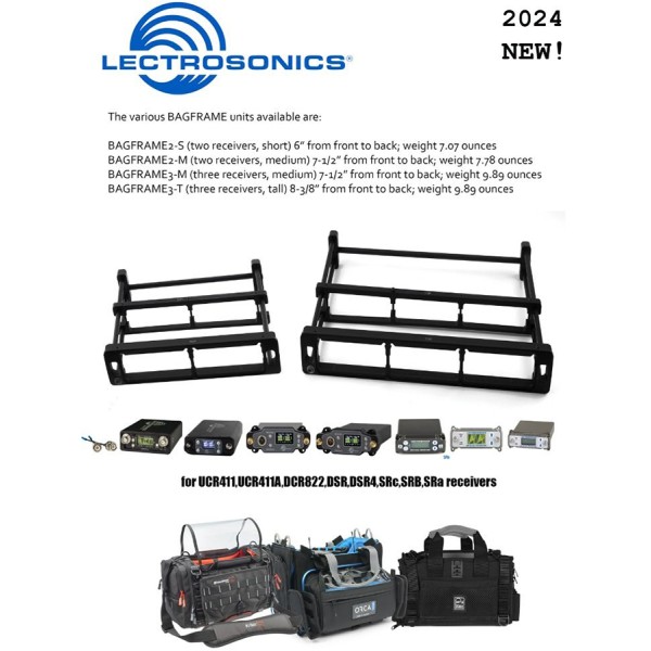 Lectrosonics BAGFRAME Mount for Portable Receivers