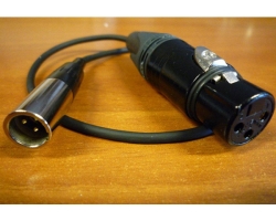 NAGRIT XLR 3 or minijack locking to TA3 Male cable