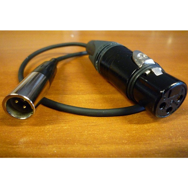 NAGRIT XLR 3 or minijack locking to TA3 Male cable