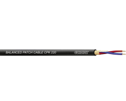 CORDIAL CPK 220 Microphone cable, 2 x 0,20 mmq, diam 4,7 mm