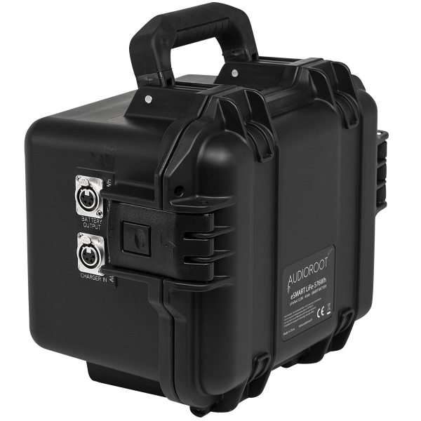 AUDIOROOT LiFePO4 Battery, 640Wh, 12,8Volt, 50Ah, Peli Case iM2075