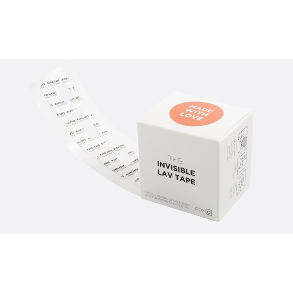 Bubblebee Invisible Lav Tape, 120 pcs