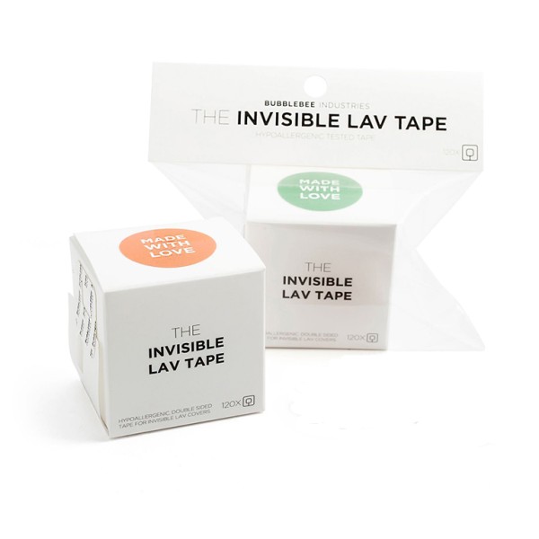 Bubblebee Invisible Lav Tape, 120 pcs