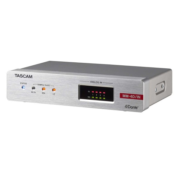 TASCAM MM-4D/IN Four-Channel Analogue-Dante Converters