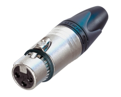 NEUTRIK NC3 FXX-EMC XLR-cable plug connectors, 3-pin, Female, EMI suppress