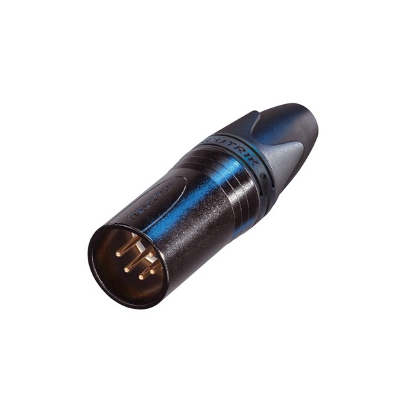 NEUTRIK NC5 MXX-B XLR-cable plug connectors, 5-pin Male