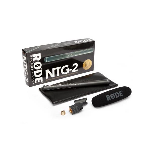 RODE NTG-2 Microfono a condensatore, super-cardioide, 48 PH e batteria