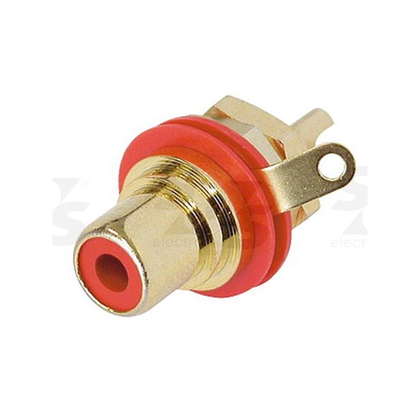 REAN Phono jack, gold plated contacts