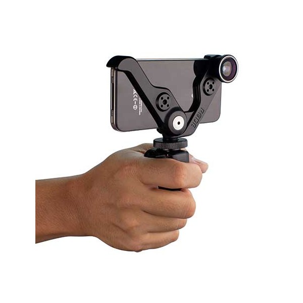 RODEGrip+ Multi-purpose mount for iPhone with lens