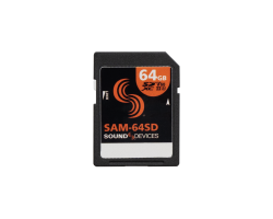 Sound Devices Certificata  SAM-64SD, SDXC 64GB