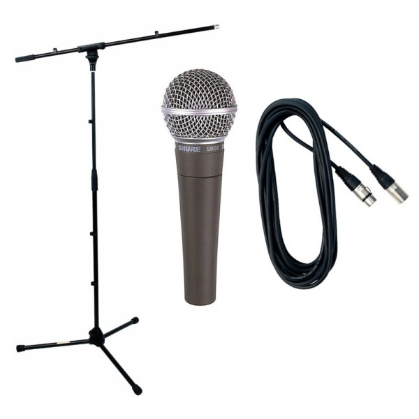 NOLEGGIO SHURE SM58 con asta