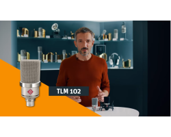NEUMANN TLM 102 condenser studio microphone video