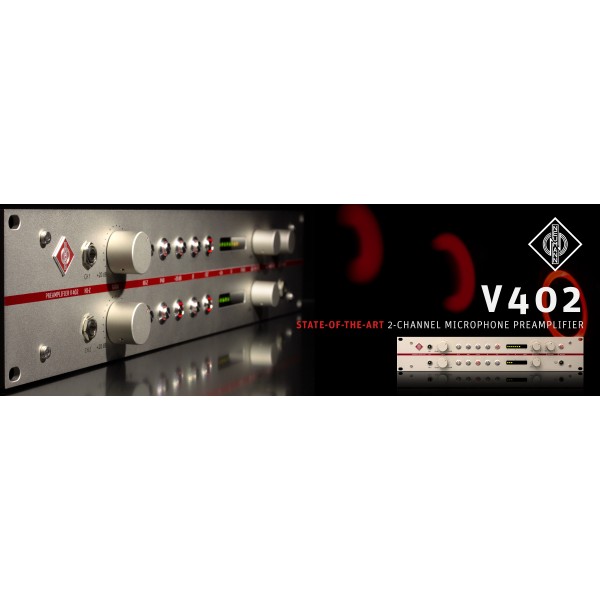 NEUMANN V 402 Microphone Preamplifier video